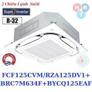 Điều Hòa Skyair Cassette FCF125CVM-RZA125DV1+BRC7M634F+BYCQ125EAF