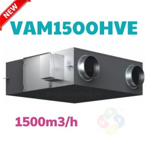Thiết bị thông gió thu hồi nhiệt HRV Daikin 1500m3-h VAM1500HVE - HRT