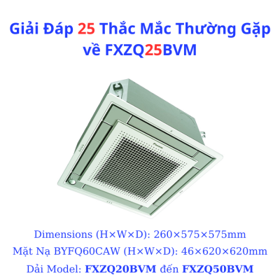 Giải Đáp 25 Thắc Mắc Thường Gặp về FXZQ25BVM
