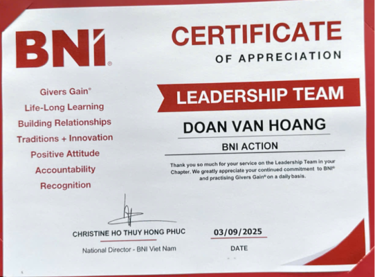 Đoàn Văn Hoàng – Từ Thành Công NK20 Đến Sứ Mệnh NK21